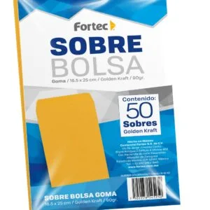 Sobre Bolsa Solapa Engomada Kraft, Tamaño Esquela