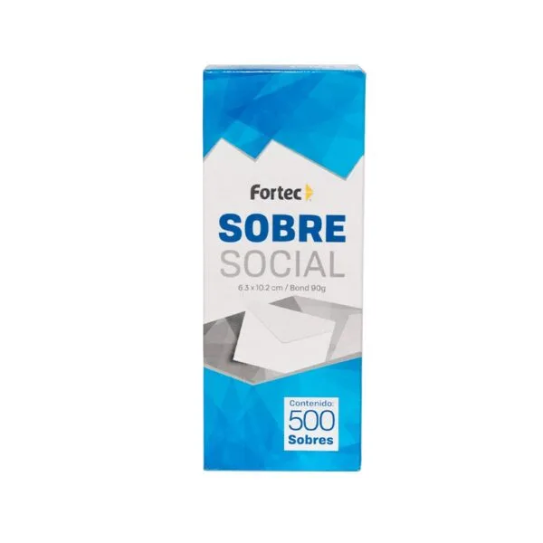 Sobre Social, Paquete con 500